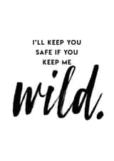 safe wild Love & Friendship Card 11755 created by Arundel-Peaches Brown