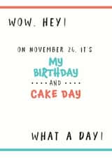 november 26 Card 27316 created by Need A Holiday?