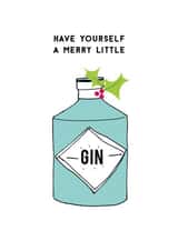 GIN MERRY Christmas Card 32896 created by STUDIO THIRTY TWO