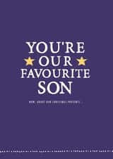 funny son Christmas Card 3690 created by Zoe Brennan