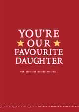 funny daughter Christmas Card 3691 created by Zoe Brennan