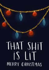 contemporary funny Christmas Card 28562 created by Lucy Maggie Designs