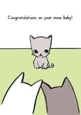baby new New Baby Card 1646 created by Reigning Cats . . . and dogs