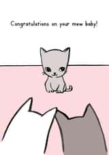 new baby New Baby Card 1647 created by Reigning Cats . . . and dogs