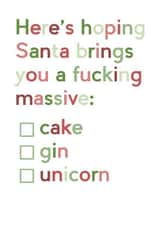 Santa Festive Christmas Card 7776 created by JosieOnTheRun