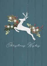 rustic animal Christmas Card 2429 created by Lucy Ledger