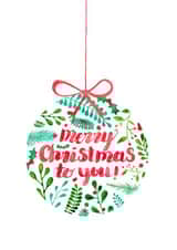 xmas bauble Christmas Card 7968 created by Elena O'Neill