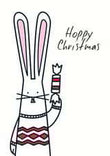 hoppy bunny Christmas Card 27359 created by Hoppy Bunnies