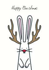 hoppy bunny Christmas Card 27360 created by Hoppy Bunnies