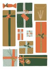 Presents gifts Christmas Card 28532 created by @SarahPriceDesigns