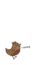 xmas robin Christmas Card 33319 created by Sozzij Illustrations