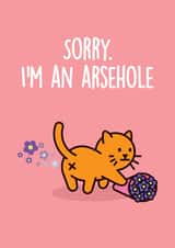 FUNNY ILLUSTRATION Sorry Card 8545 created by Thirty Mussels