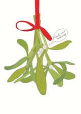 mistletoe kiss Christmas Card 34195 created by You've Got Pen On Your Face