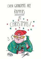 grandma wrap Christmas Card 23236 created by 2B Or Not 2B