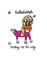 rupaul lgbt Christmas Card 12095 created by Holly Macdonald