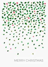 Marry Christmas Holly Leaves created by Tiny Steps