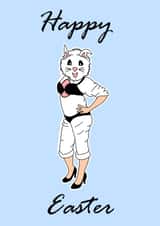 easter bunny Card 34465 created by Interrobang Art