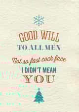 xmas festive Christmas Card 34489 created by Brainbox Candy