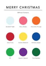 christmas colours Card 31892 created by Simple Sheep Design