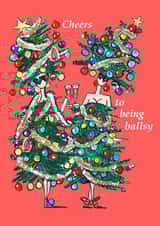 cheers ballsy Christmas Card 12086 created by Charlotte Posner