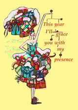 presence grace Christmas Card 12087 created by Charlotte Posner