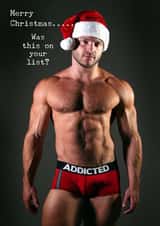 Female Adult Christmas Card 22090 created by Simon Baxendale