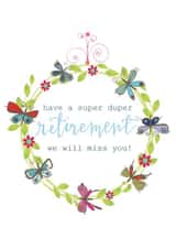 retirement card - retirement - congratulations - pretty and traditional created by Kali Stileman