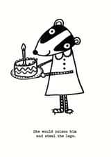 badger cake Card 34616 created by dorothea rogers
