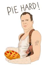 diehard movie Christmas Card 26035 created by Kasia Cards