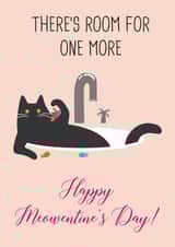 Funny Cat Valentine's Card – Meowentine's Day Card for Cat Lovers created by Miümi Cat