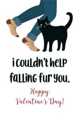 funny for Valentines Day Card 32202 created by Miümi Cat