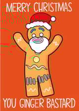 Ginger Adult Christmas Card 12220 created by John Wood