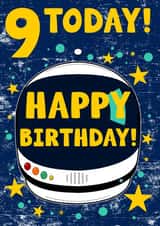 Male 9 Birthday Card 9940 created by Alex Dato