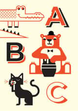 ABC baby Card 28260 created by Tom Langton