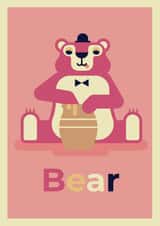 bear birthday Card 28264 created by Tom Langton