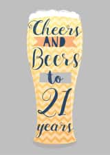 21 Age Birthday Card 10285 created by Paper Yay