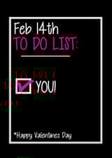 Love Shag Valentines Day Card 8102 created by Filthy Sentiments