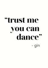 gin funny Birthday Card 12401 created by Little Print Paper Co