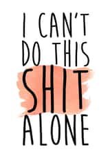 Rude - bridesmaid card created by LOVE PAPER RAINBOW