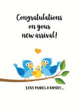 Adoption LGBT New Baby Card 12330 created by Philippa H