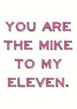 Mike To My Eleven Stranger Things Valentine's Card created by Sweetlove Press
