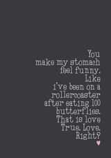 love boyfriend Valentines Day Card 35279 created by The Little Wrap Company