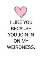 love like Valentines Day Card 35358 created by Bunny