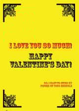 Male Female Valentines Day Card 35365 created by yourmum cards