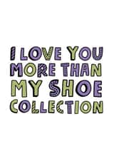 shoe collection Valentines Day Card 11208 created by @linesbehind