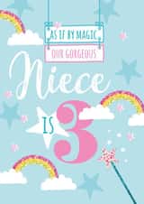 niece magic Birthday Card 10449 created by Rulu