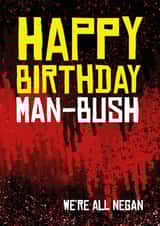 zombie series Birthday Card 32024 created by Fantastical Cards