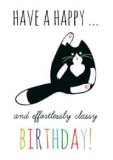 stay classy Birthday Card 9794 created by Miümi Cat