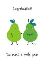 wedding cute Engagement & Marriage Card 26648 created by Ink & Ocean