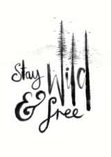 Wild Free Card 34221 created by Mucky Duck Studio